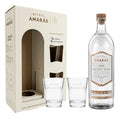 Mezcal Amarás Espadín Joven 750ml + 2 Vasitos Mezcaleros