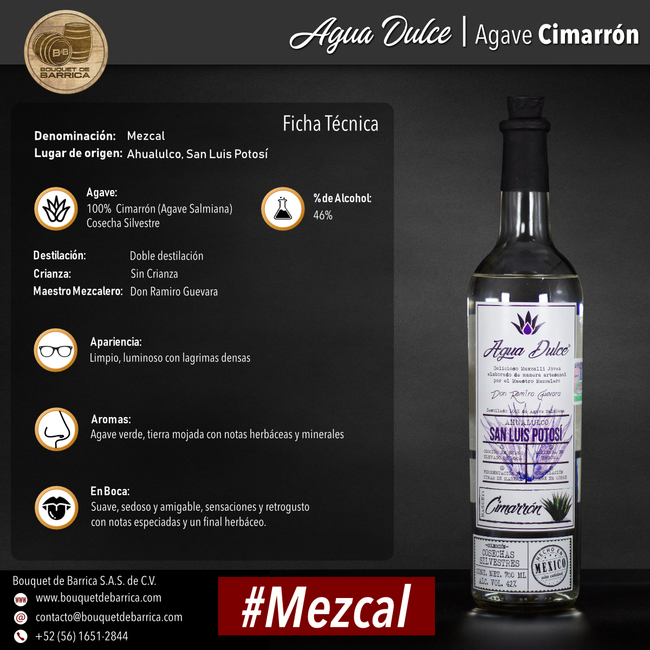 Mezcal Agua Dulce | Agave Cimarrón