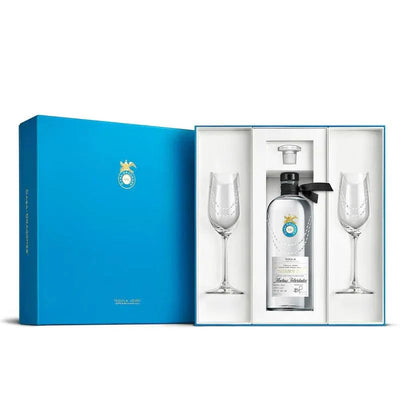 Tequila Casa Dragones Joven +2 Copas Riedel