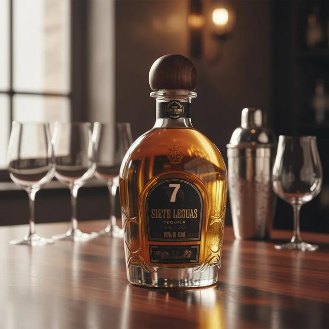 Tequila 7 Leguas Añejo Etiqueta Negra