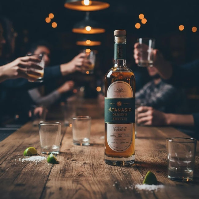 Tequila Atanasio Orígenes Espíritu Fuerte Reposado