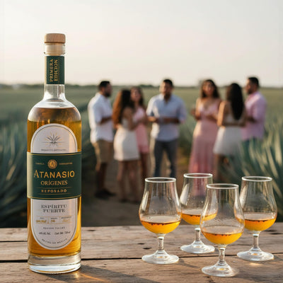 Tequila Atanasio Orígenes Espíritu Fuerte Reposado