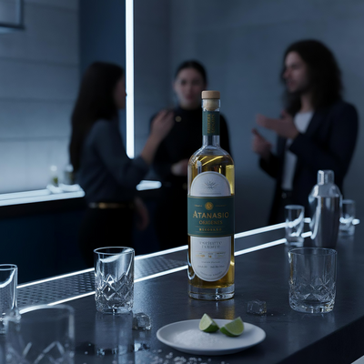 Tequila Atanasio Orígenes Espíritu Fuerte Reposado