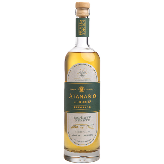 Tequila Atanasio Orígenes Espíritu Fuerte Reposado
